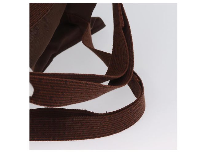 Hermès HERMES Her Line Sac A Dos Backpack Canvas Brown Silver - view 8