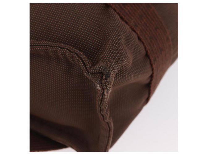 Hermès HERMES Her Line Sac A Dos Backpack Canvas Brown Silver - view 9