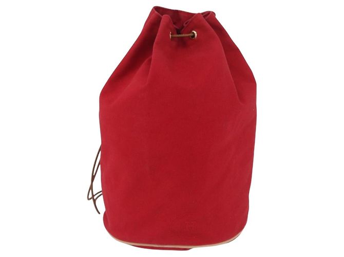 Hermès HERMES Purse Porosion Mimill PM Shoulder Bag Cotton Red - vista 13