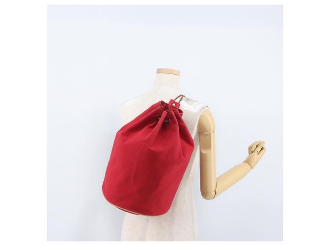 Hermès HERMES Purse Porosion Mimill PM Shoulder Bag Cotton Red - vista 20