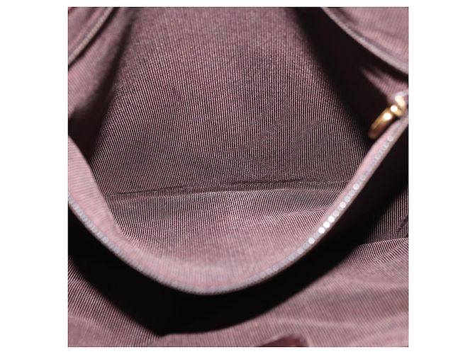 CHANEL Shoulder Bag Caviar Skin Brown Gold CC - vista 23
