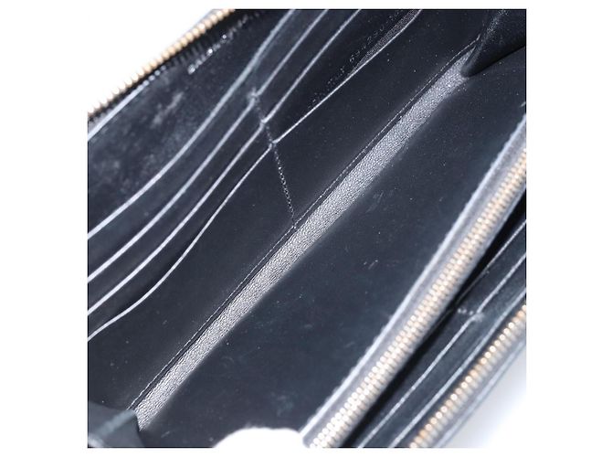 BALENCIAGA Long Wallet Leather Black 594290 - vista 10