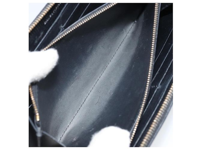 BALENCIAGA Long Wallet Leather Black 594290 - vista 11