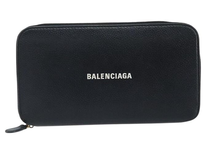 BALENCIAGA Long Wallet Leather Black 594290 - vista 13