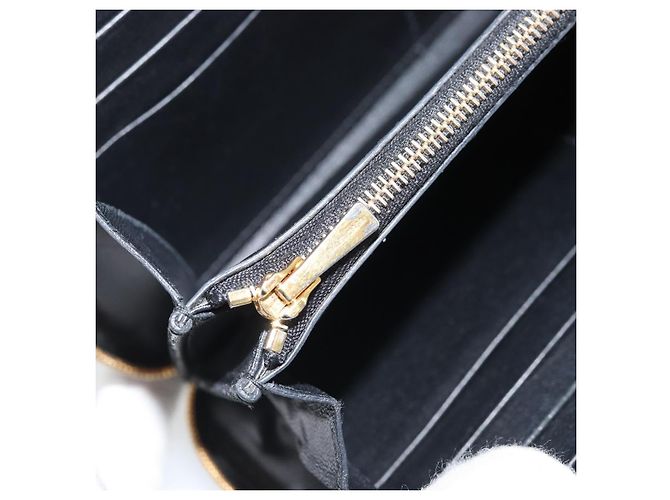 BALENCIAGA Long Wallet Leather Black 594290 - vista 18