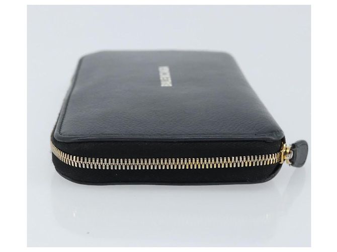 BALENCIAGA Long Wallet Leather Black 594290 - vista 4