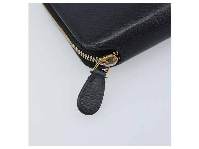 BALENCIAGA Long Wallet Leather Black 594290 - vista 8