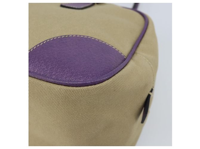PRADA Bolso de mano Canvas Beige Silver - vista 14