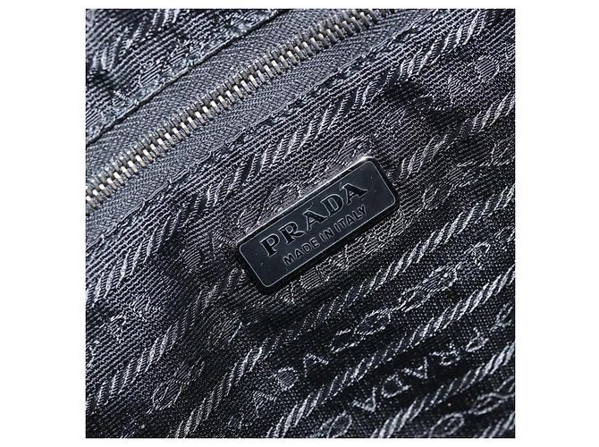 PRADA Bolso de mano Canvas Beige Silver - vista 17