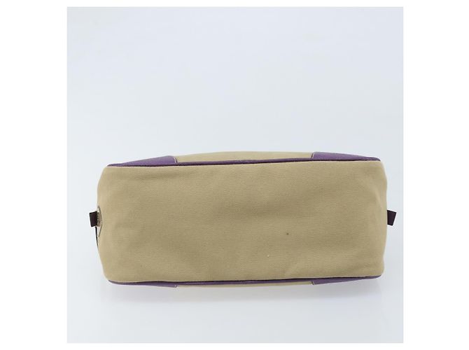 PRADA Bolso de mano Canvas Beige Silver - vista 5