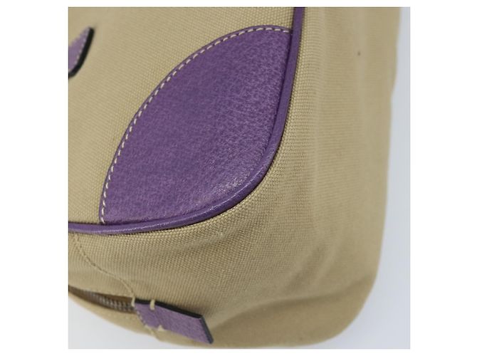 PRADA Bolso de mano Canvas Beige Silver - vista 9