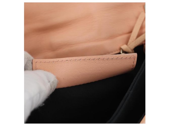BALENCIAGA Metallic Edge Classic Envelope Bag Leather Pale Orange - vista 12