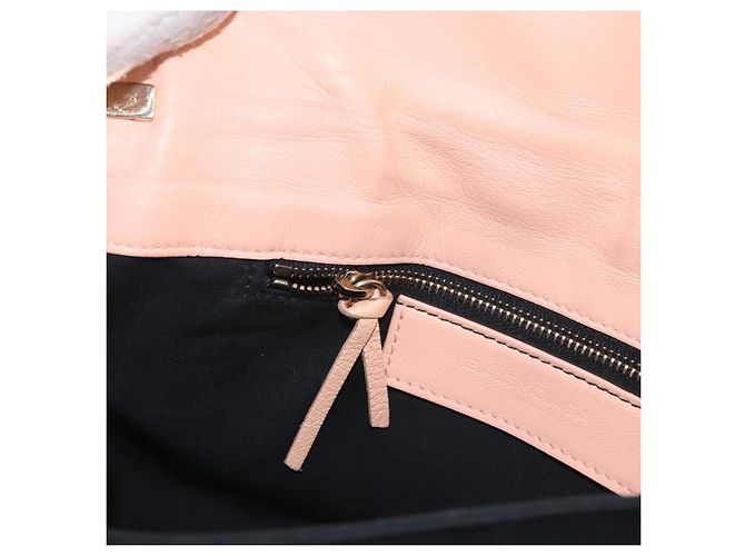 BALENCIAGA Metallic Edge Classic Envelope Bag Leather Pale Orange - vista 20