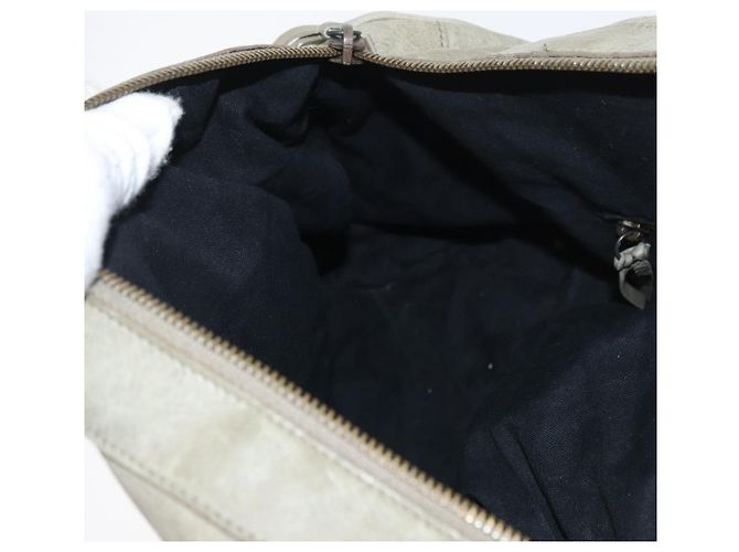 BALENCIAGA The Twiggy Hand Bag Leather 2way Ivory 128523 - vista 23