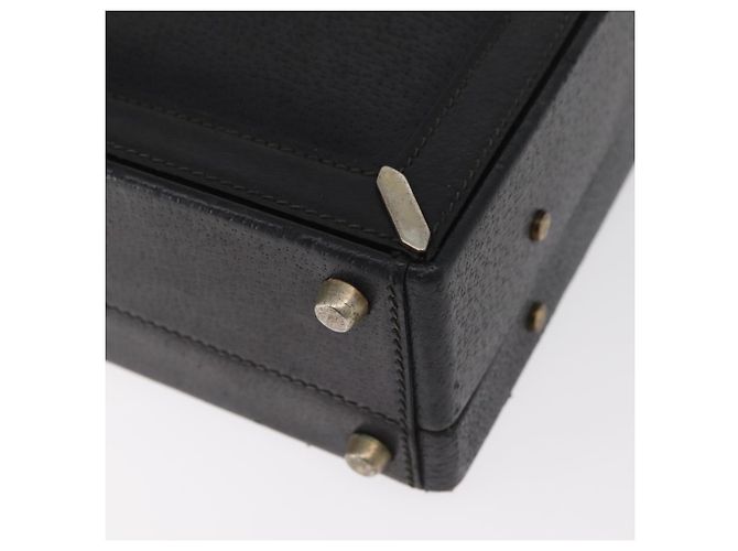 GUCCI Web Sherry Line Attache Case Leather Black Gold 016 067 1183 - Ansicht 18