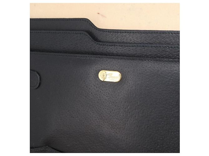 GUCCI Web Sherry Line Attache Case Leather Black Gold 016 067 1183 - Ansicht 22