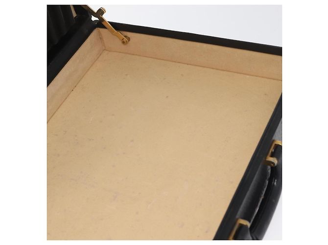 GUCCI Web Sherry Line Attache Case Leather Black Gold 016 067 1183 - Ansicht 24