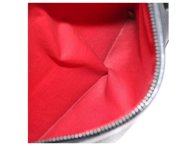Christian Louboutin Studs Clutch Bag Leather Black Silver - vista 21