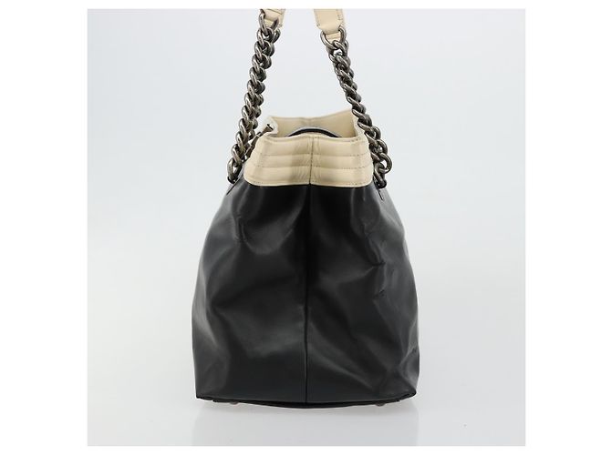 CHANEL Boy Chanel Chain Tote Bag Calf Skin Black Silver CC - Ansicht 3