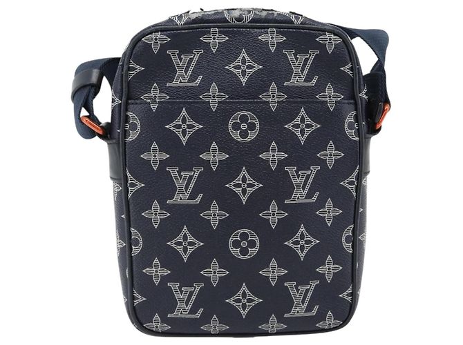 LOUIS VUITTON Monogram Ink Upside Down Danube PM Bag Navy M43678 LV - vista 2