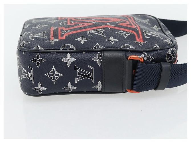 LOUIS VUITTON Monogram Ink Upside Down Danube PM Bag Navy M43678 LV - vista 4