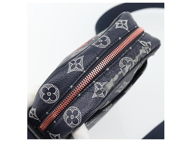 LOUIS VUITTON Monogram Ink Upside Down Danube PM Bag Navy M43678 LV - vista 6