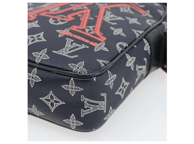 LOUIS VUITTON Monogram Ink Upside Down Danube PM Bag Navy M43678 LV - vista 9