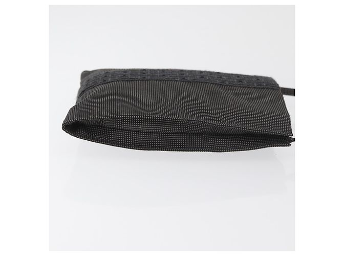 Hermès HERMES Her Line Pochette Shoulder Bag Canvas Gray - vista 3