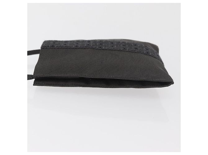 Hermès HERMES Her Line Pochette Shoulder Bag Canvas Gray - vista 4