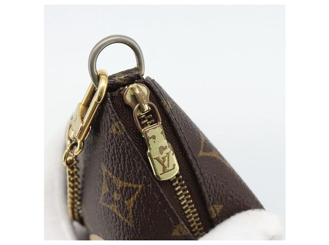 LOUIS VUITTON Monogram Mini Pochette Accessoires Pouch T&B M60153 - vue 10