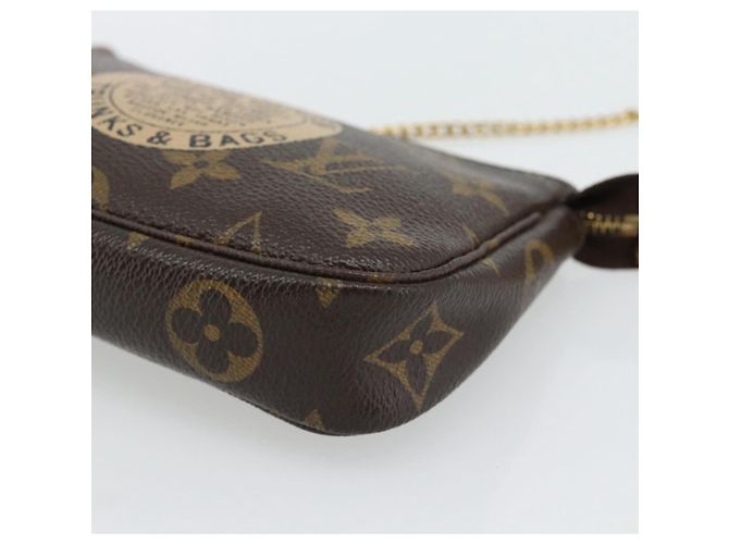 LOUIS VUITTON Monogram Mini Pochette Accessoires Pouch T&B M60153 - vue 14