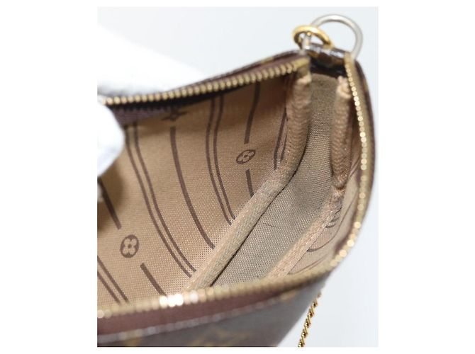 LOUIS VUITTON Monogram Mini Pochette Accessoires Pouch T&B M60153 - vue 19