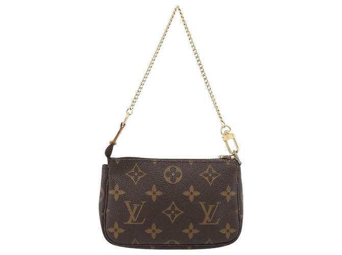 LOUIS VUITTON Monogram Mini Pochette Accessoires Pouch T&B M60153 - vue 2