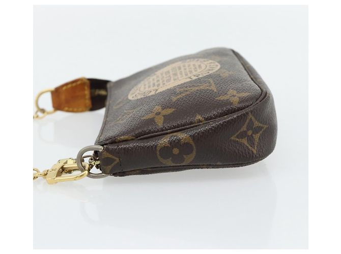 LOUIS VUITTON Monogram Mini Pochette Accessoires Pouch T&B M60153 - vue 3