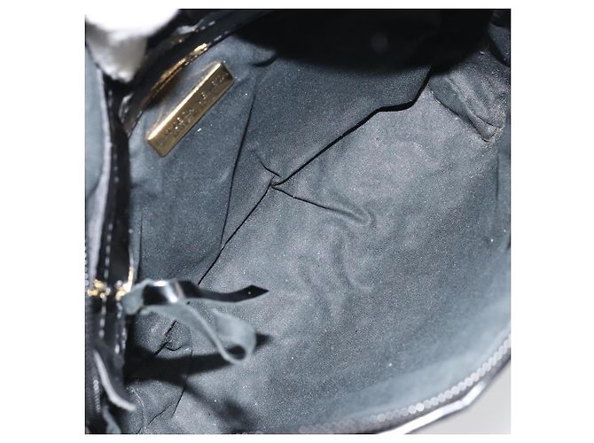 BOTTEGA VENETA INTRECCIATO Schultertasche Lackleder Schwarz - Ansicht 11