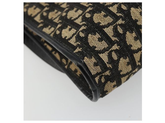 Christian Dior Trotter Canvas Shoulder Bag Navy Gold - vista 16