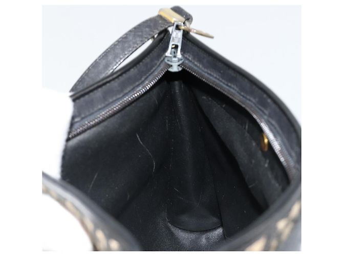 Christian Dior Trotter Canvas Shoulder Bag Navy Gold - vista 18