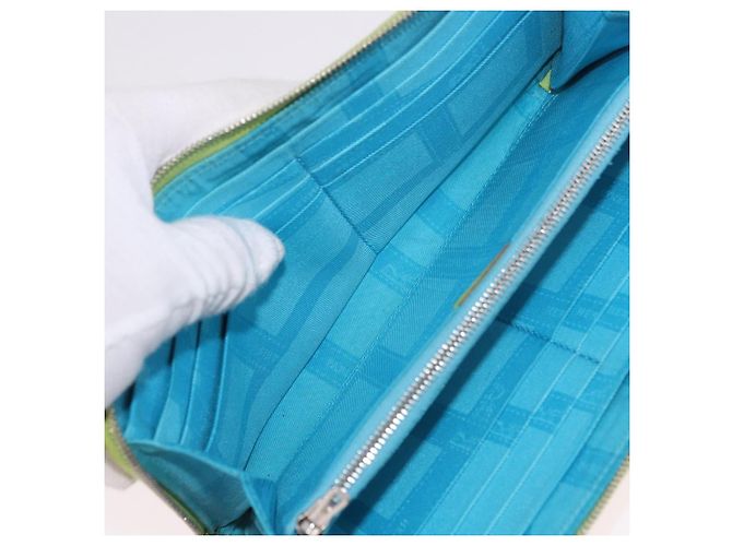 Hermès HERMES Azap Long Silk In Long Wallet Leather Green Silver - vista 10