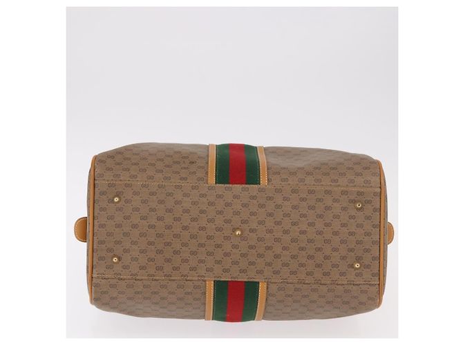 GUCCI Micro GG Supreme Web Sherry Line Bag PVC Beige 002 39 0168 - vista 6