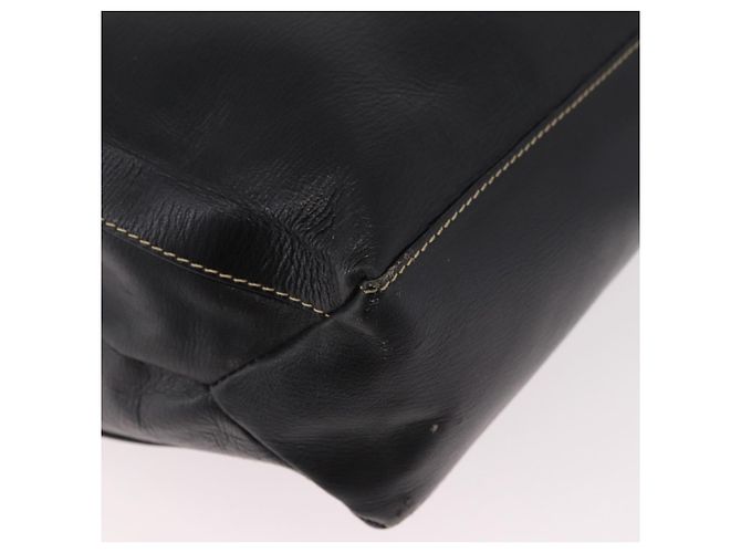 LOEWE Velazquez Hand Bag Leather 2way Black Gold - vista 10