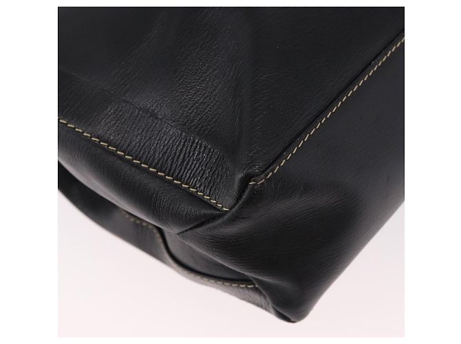 LOEWE Velazquez Hand Bag Leather 2way Black Gold - vista 16