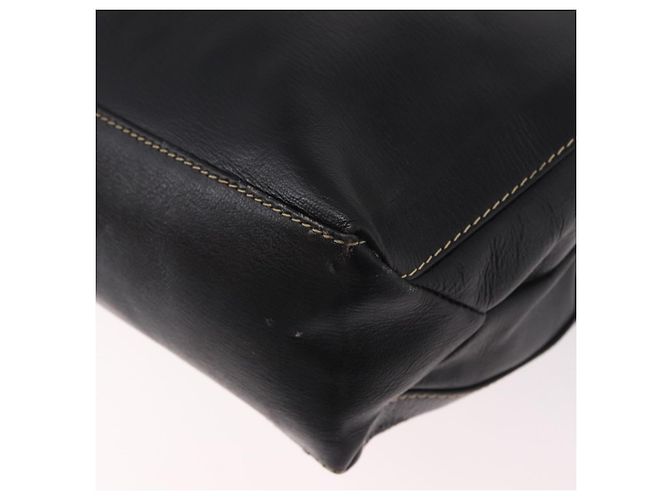 LOEWE Velazquez Hand Bag Leather 2way Black Gold - vista 17