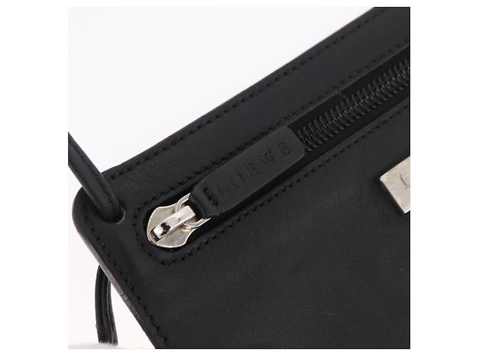 LOEWE Tote Bag Pele Preto Prata - vista 19