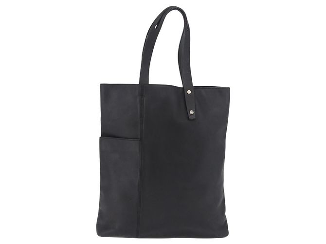 LOEWE Tote Bag Pele Preto Prata - vista 2
