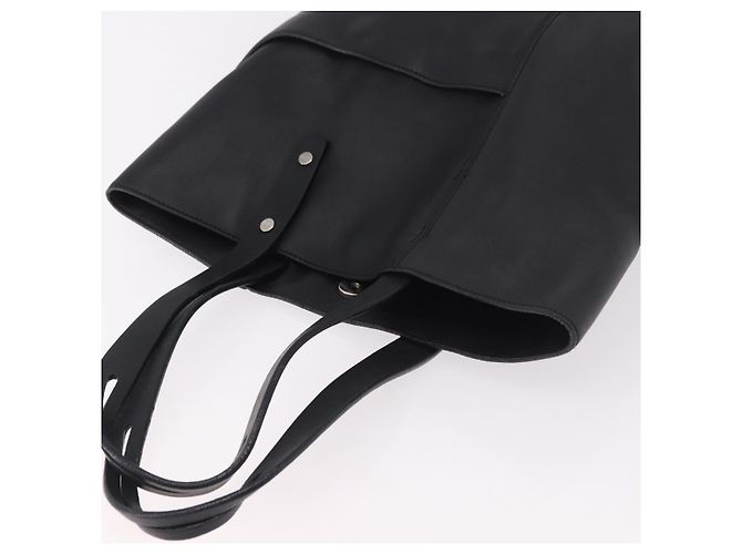 LOEWE Tote Bag Pele Preto Prata - vista 6