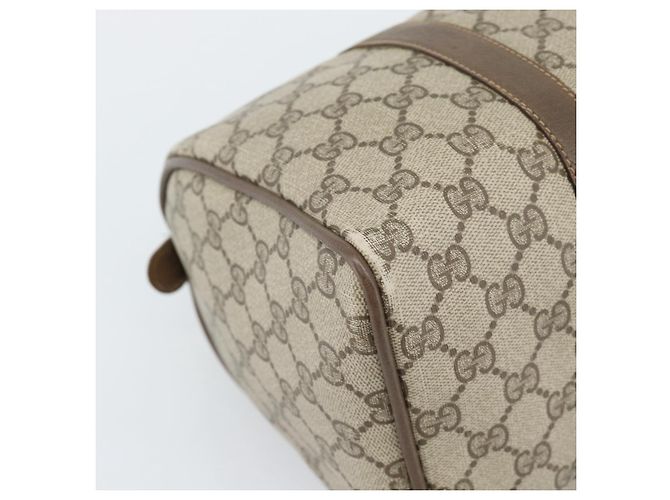 GUCCI GG Supreme Web Sherry Line Boston Bag PVC Beige Gold 58 02 007 - vista 15