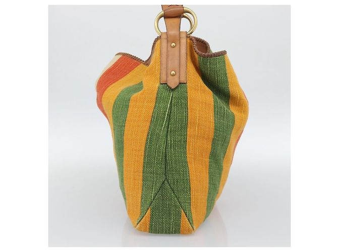 GUCCI Schultertasche Canvas Multicolor Gold 114900 - Ansicht 4