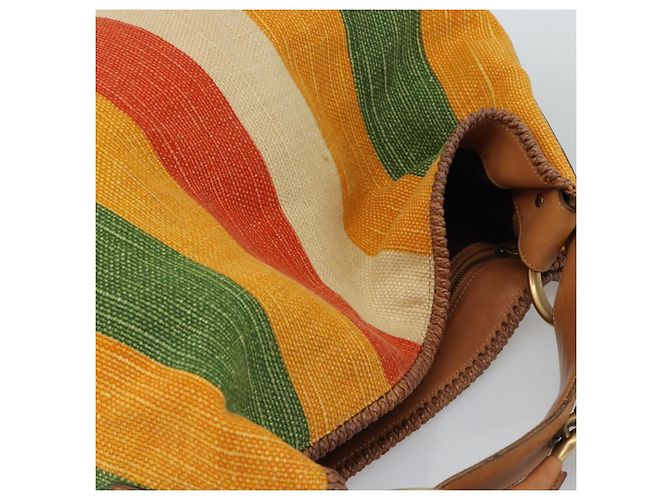 GUCCI Schultertasche Canvas Multicolor Gold 114900 - Ansicht 6