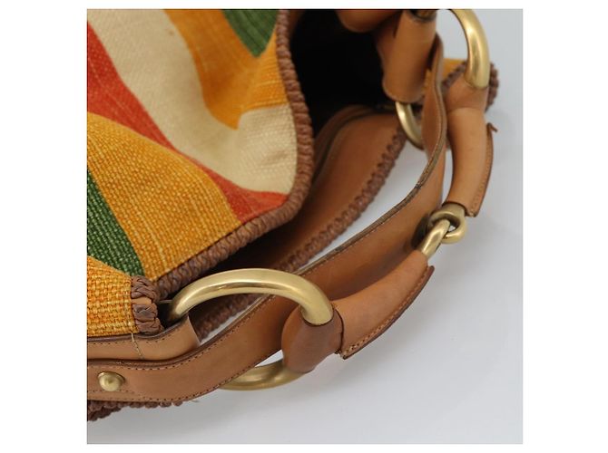 GUCCI Schultertasche Canvas Multicolor Gold 114900 - Ansicht 7