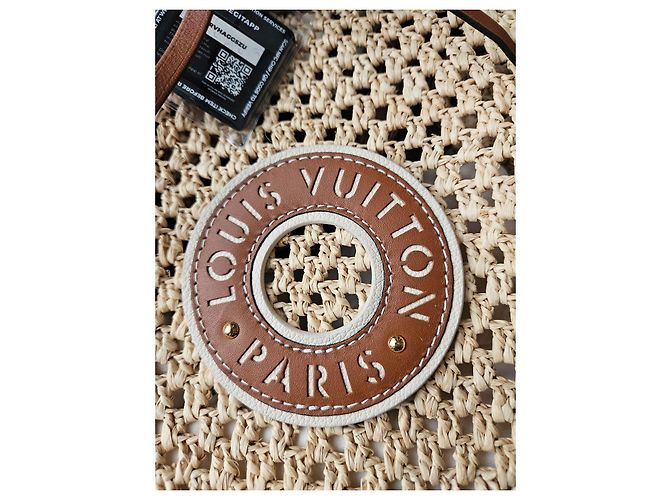 Louis Vuitton Noe BB Tasche aus Raffia natural tan Braun Beige - Ansicht 2